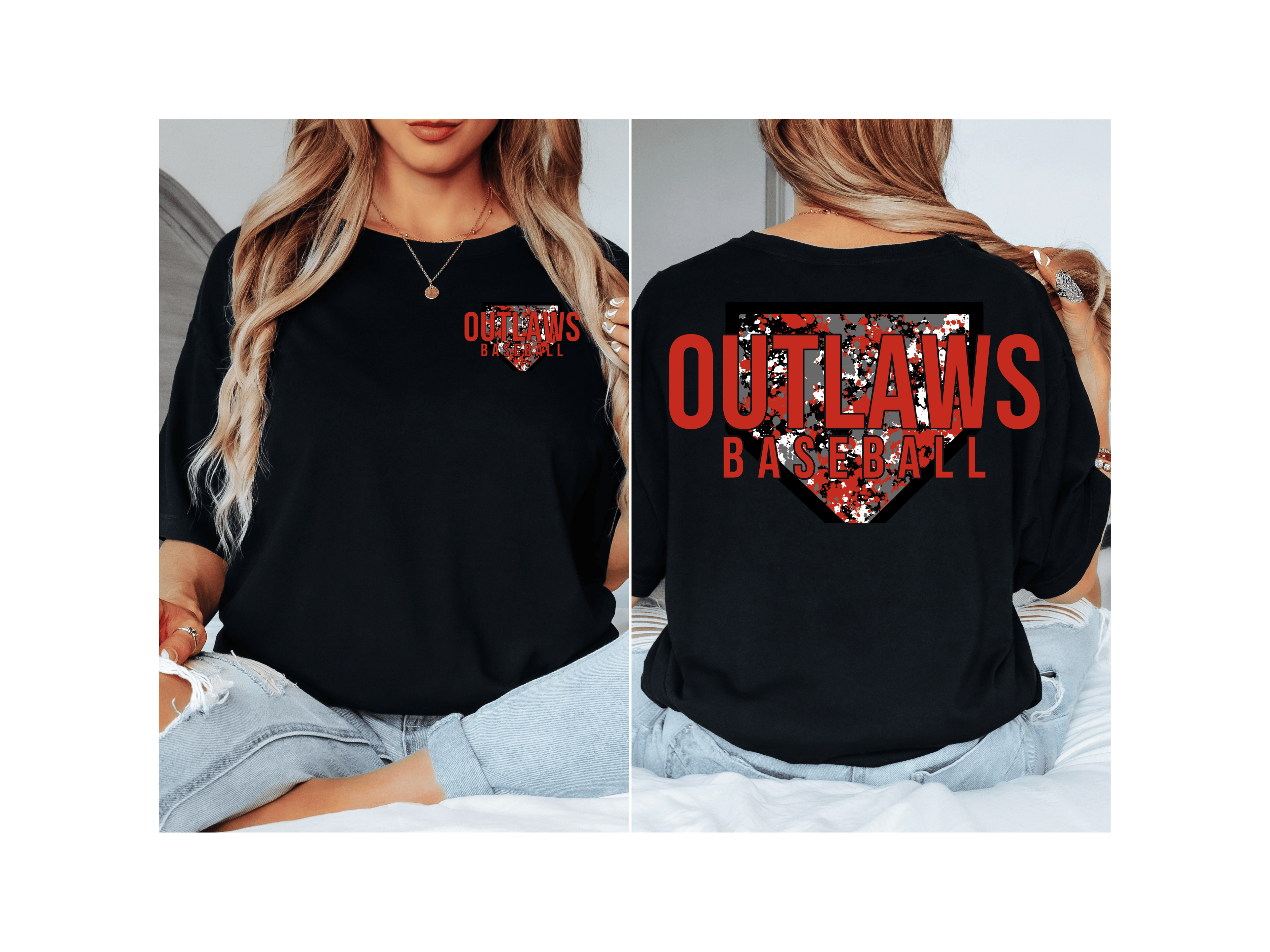 Red, Black, Grey Home Plate